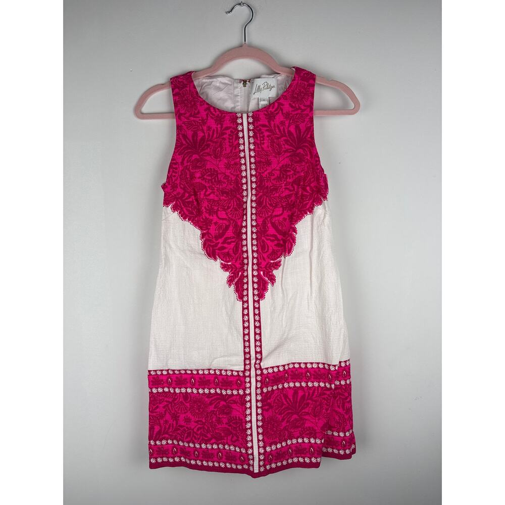 Lilly Pulitzer Pink/White Romper Sz.2
